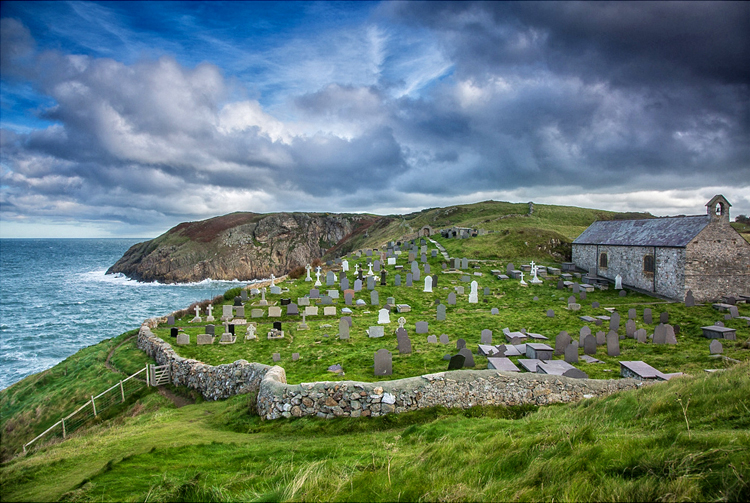 1.  Llanbadrig church, Anglesey