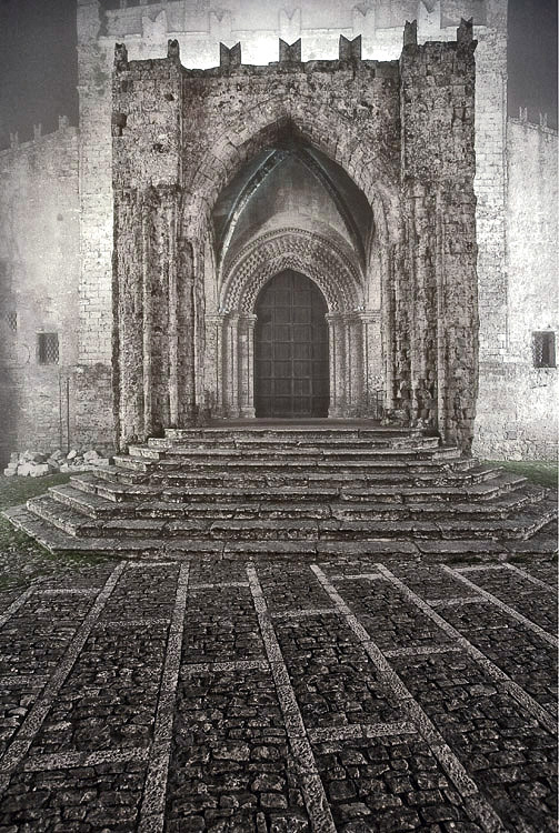2.   Asymmetric church,   Erice,  Sicily