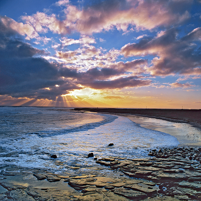 21.   Longhoughton, low tide