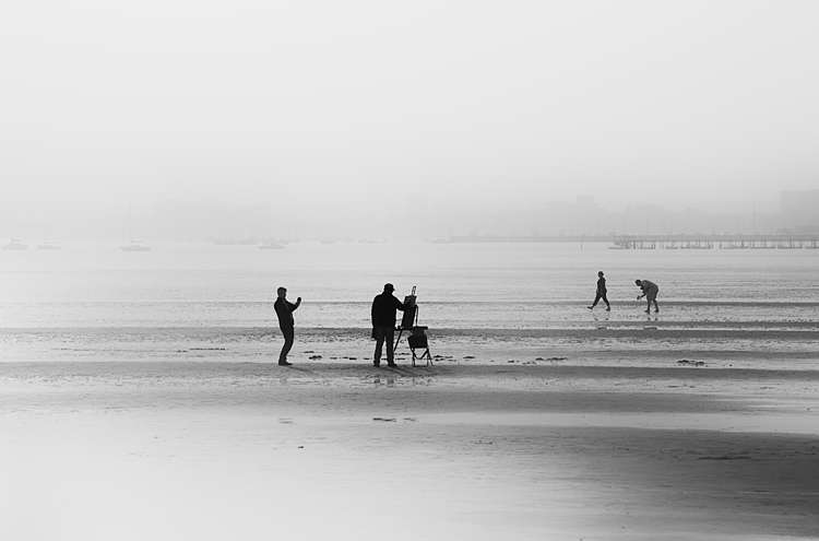 27.  Portrait of the artist by a young man,   Poole
