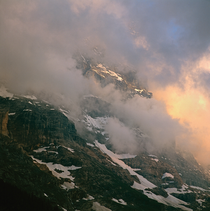 36.    Eiger obscured,      Switzerland