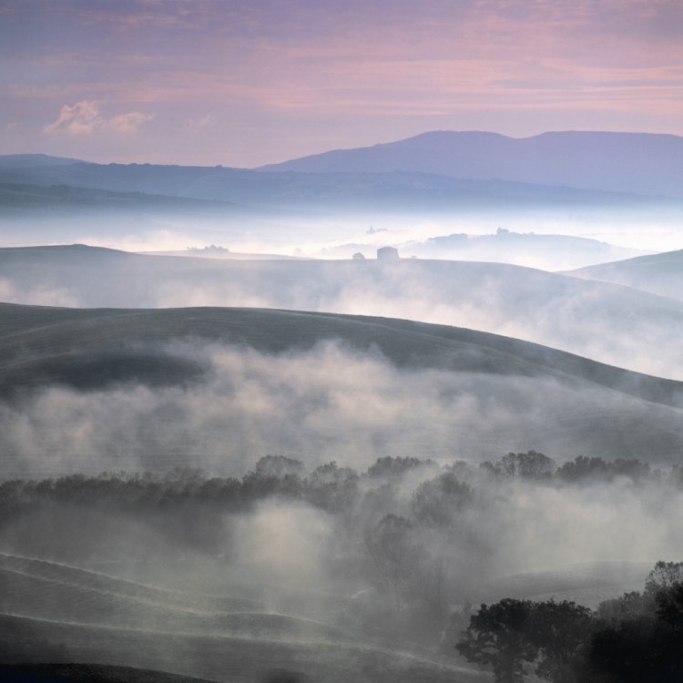 16   South from San Quirico,    Tuscany