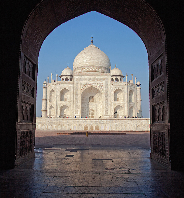 33   Taj Mahal from Guesthouse, Agra